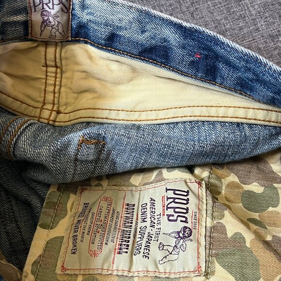 PRPS Japanese Selvedge Denim Donwan Harrell Button Fly Jeans - Men's Size 31*28 - Picture 6 of 15